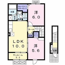 ヴィラ北浜Ⅱの物件間取画像